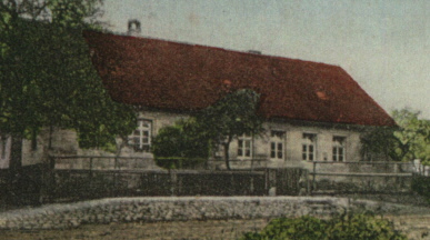 Schule und Gemeindehaus vor 1929